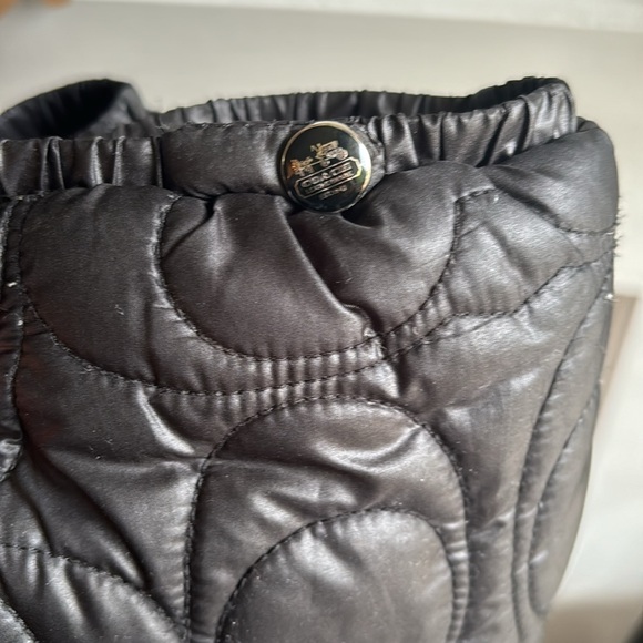 COACH | "Cantina" Quilted Puffer Wedge Winter Boots Size 7 - Picture 8 of 8